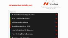 What Startyourownbusinesstoday.com website looked like in 2017 (6 years ago)