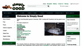 What Simplygood.com.au website looked like in 2017 (6 years ago)