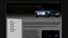 What Soundandalarm.com website looked like in 2017 (6 years ago)
