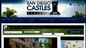 What Sandiegocastles.com website looked like in 2017 (6 years ago)