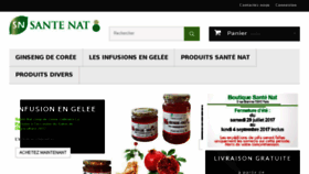 What Sante-nat.fr website looked like in 2017 (6 years ago)