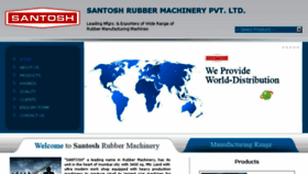 What Santoshrubbermachinery.com website looked like in 2017 (6 years ago)