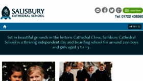 What Salisburycathedralschool.com website looked like in 2017 (6 years ago)
