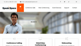 What Speakspace.com website looked like in 2017 (6 years ago)
