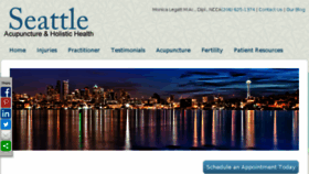 What Seattleacupuncture.com website looked like in 2017 (6 years ago)