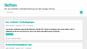 What Skiften.se website looked like in 2017 (6 years ago)