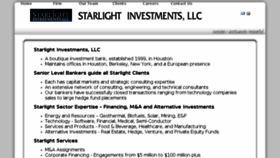What Starlightinvestments.com website looked like in 2017 (6 years ago)