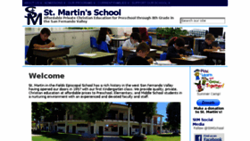 What Stmartinsschool.org website looked like in 2017 (6 years ago)