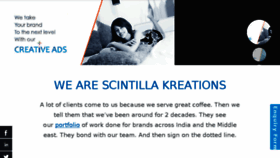What Scintilladigi.com website looked like in 2017 (6 years ago)