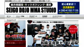 What Seigo-dojo.com website looked like in 2017 (6 years ago)
