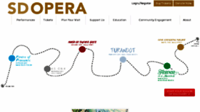 What Sdopera.com website looked like in 2017 (6 years ago)