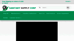 What Sanitarysupplycorp.com website looked like in 2017 (6 years ago)