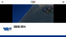 What Sochi2014.com website looked like in 2017 (6 years ago)