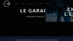 What Storylab.fr website looked like in 2017 (6 years ago)