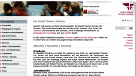 What Steinerschule.ch website looked like in 2017 (6 years ago)