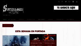 What Subterraneoheavy.com website looked like in 2017 (6 years ago)
