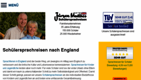 What Sprachreisen-wegweiser.de website looked like in 2017 (6 years ago)