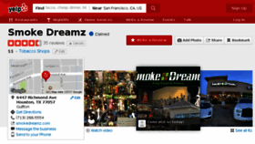 What Smokedreamz.com website looked like in 2017 (6 years ago)