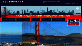 What Sanfranciscoprivatetoursf.com website looked like in 2017 (6 years ago)