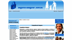 What Seguros-asegurar.com.es website looked like in 2017 (6 years ago)