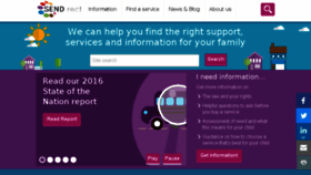 What Sendirect.org.uk website looked like in 2017 (6 years ago)