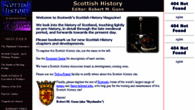 What Scottish-history.com website looked like in 2017 (6 years ago)