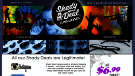 What Shadydeal.com website looked like in 2017 (6 years ago)