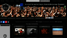 What Scenesdunord.fr website looked like in 2017 (6 years ago)