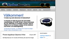 What Studerasmart.nu website looked like in 2017 (6 years ago)