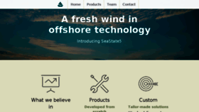 What Seastate5.com website looked like in 2017 (6 years ago)