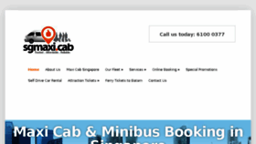 What Sgmaxi.cab website looked like in 2017 (6 years ago)