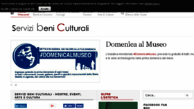 What Servizibeniculturali.it website looked like in 2017 (6 years ago)