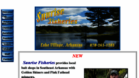 What Sunrisefisheries.com website looked like in 2017 (6 years ago)