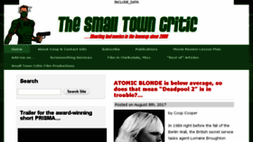 What Smalltowncritic.com website looked like in 2017 (6 years ago)