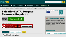 What Salvationdata-seagate-firmware-repair.soft112.com website looked like in 2017 (6 years ago)