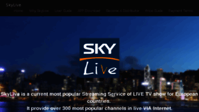 What Skyliveiptv.com website looked like in 2017 (6 years ago)