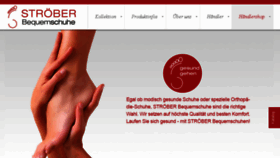 What Stroeber.de website looked like in 2017 (6 years ago)