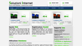 What Soluzioni-internet.com website looked like in 2017 (6 years ago)