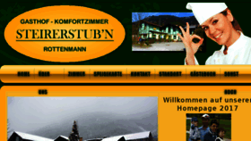 What Steirerstubn.com website looked like in 2017 (6 years ago)