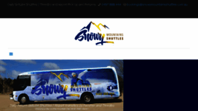 What Snowymountainsshuttles.com.au website looked like in 2017 (6 years ago)