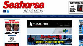 What Seahorsemagazine.com website looked like in 2017 (6 years ago)