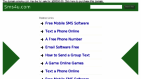 What Sms4u.com website looked like in 2017 (6 years ago)