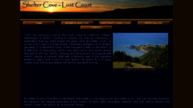 What Sheltercove-lostcoast.com website looked like in 2017 (6 years ago)