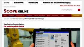 What Scope-online.de website looked like in 2017 (6 years ago)