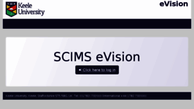 What Scims.keele.ac.uk website looked like in 2017 (6 years ago)