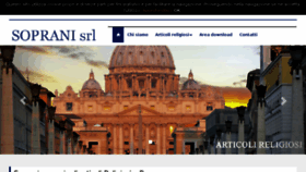 What Sopraniarticolireligiosi.com website looked like in 2017 (6 years ago)