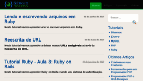 What Sergiotoledo.com.br website looked like in 2017 (6 years ago)