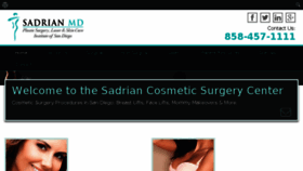 What Sadriancosmeticsurgery.com website looked like in 2017 (6 years ago)