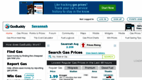 What Savannahgasprices.com website looked like in 2017 (6 years ago)