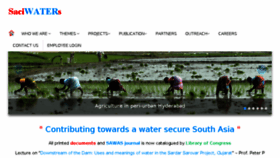 What Saciwaters.org website looked like in 2017 (6 years ago)